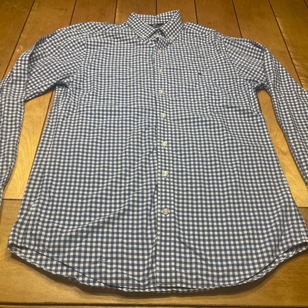 Vineyard Vines Performance Slim Fit Tucker Shirt Medium